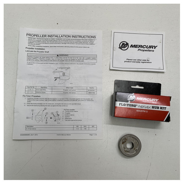 Mercury Spitfire 10.6 x 12 3-lapainen alumiinipotkuri - 48-8M8026625