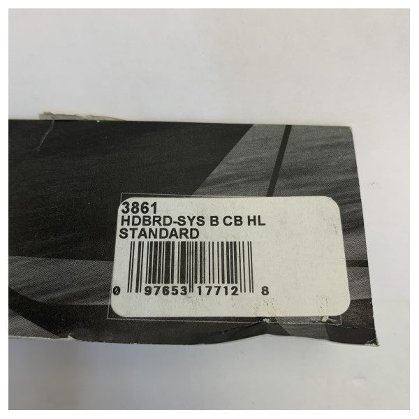 Harken 3861 Web-On Headboard Plate Standard Black 