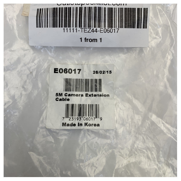 Raymarine CAM50/CAM100 kamera produžni kabel 5M - E06017 