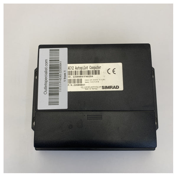 Simrad 22089841 AC12 Autopilot Control Computer - Processor for Motor and Sailboat 
