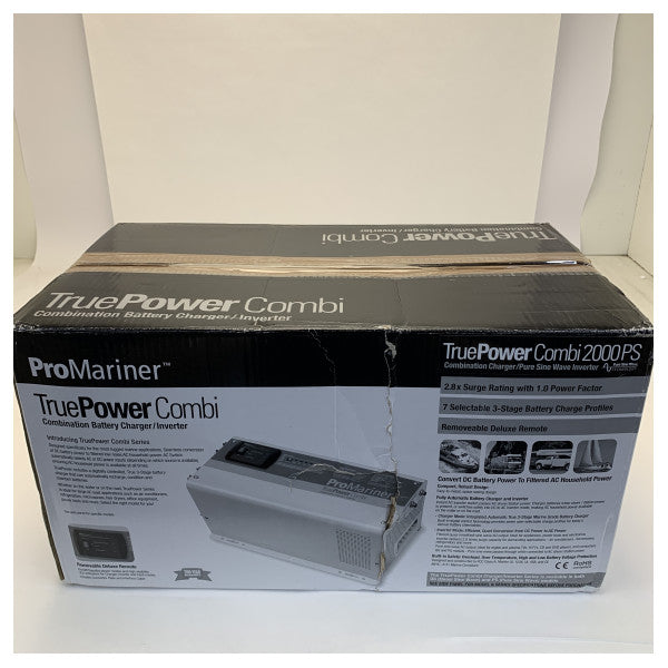 Promariner TruePower Combi 2000PS Combi Inverter / Laturi 2000W - 70A - 12V 