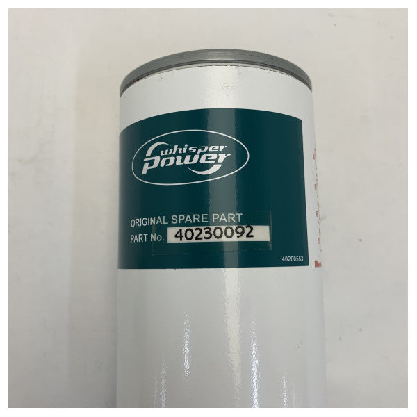 Whisper Power 40230092 Fuel Filter - Water Separator Element