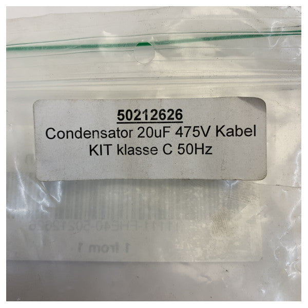 Mastervolt 50212626 Kondensator 20 uF 475V 50 Hz 