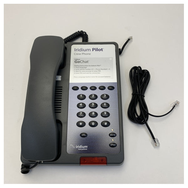 Iridium Pilot Κιτ Επικοινωνίας Κάτω από το κατάστρωμα με Τηλέφωνα 
