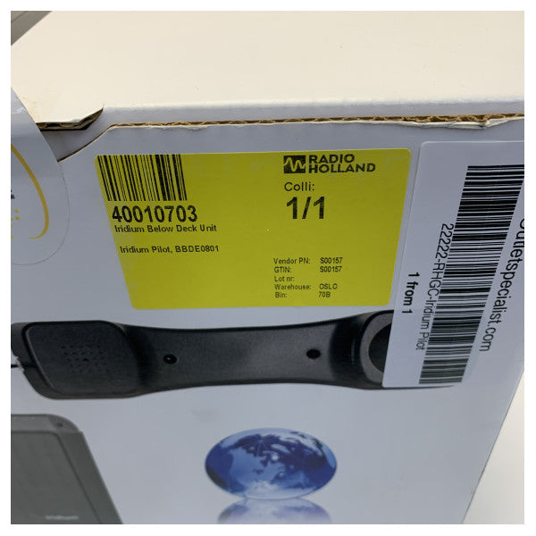 Iridium Pilot Κιτ Επικοινωνίας Κάτω από το κατάστρωμα με Τηλέφωνα 