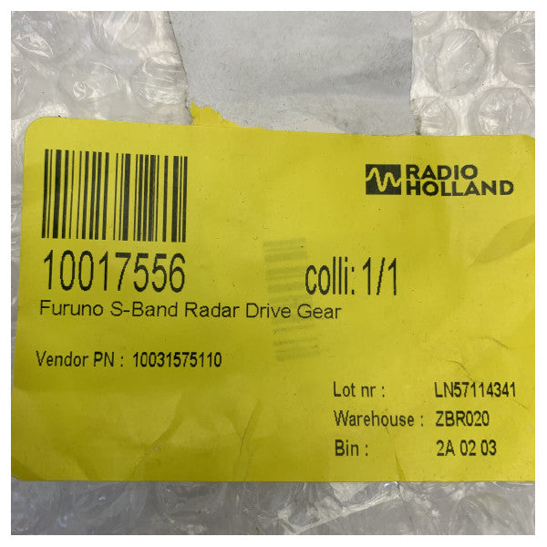 Furuno S-Band Radar Drivemotor Gearbox FAR2137/2837S - 10031575110 
