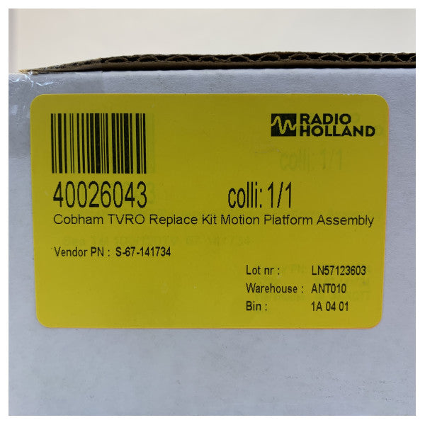 Sailor Replacement Kit Motion Platform Assembly ST80-100-120 - S-67-141734 