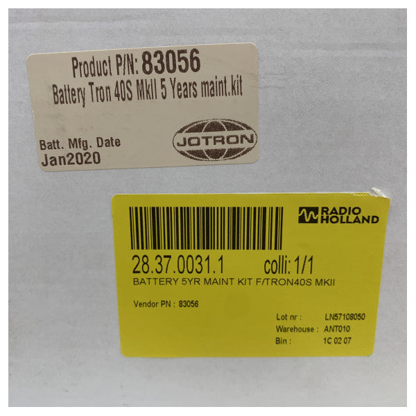 Jotron Batterie Tron 40S MkII - 5 Jahre Wartungsset - 83056 
