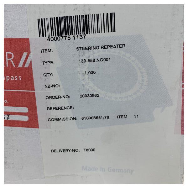 レイセオン アンシュッツ 133-558-NG001 ジャイロスター2用 ステアリングリピーターパネル 