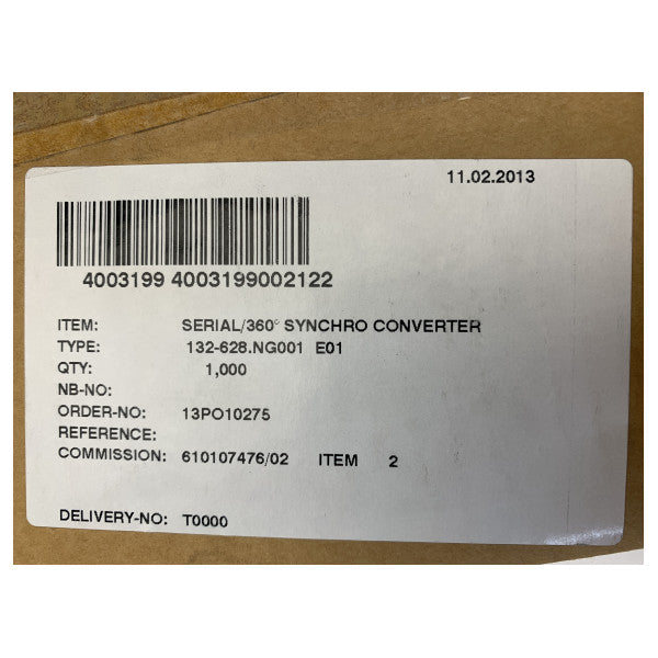 レイセオン アンシュッツ 132-628-NG001-E01 シンクロ コンバータ 