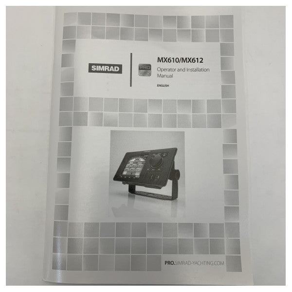 Simrad Pro GPS och DGPS DCU Navigeringsdisplay - MX612 