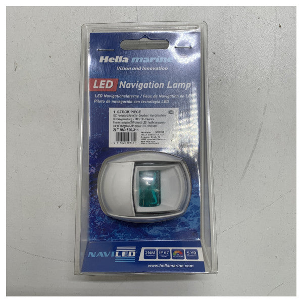 Hella naviled 2nm starboard navigazzjoni ħafifa 12v - 2lt 980 520-311