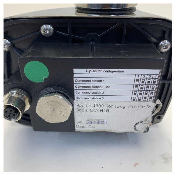 Levier de commande du moteur Vetus EC4H1R pour moteur unique 12/24V 