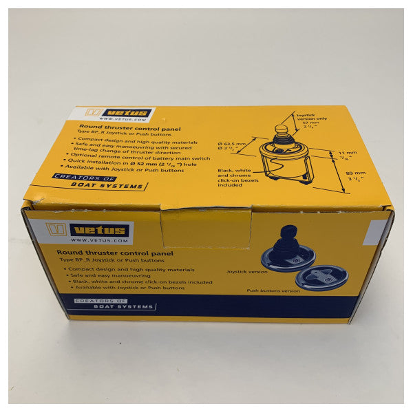 ボウスラスター用Vetus BPSRコントロールパネル 12/24V 