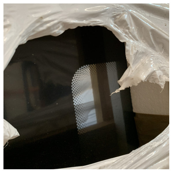 Διαχωριστικό δωματίου από μαύρο γυαλί Hard Glass 178 x 134 cm