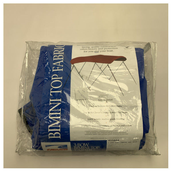 Carver 3 baş 85 ila 90 inç pasifik mavisi bimini kanvas örtü - 405A04
