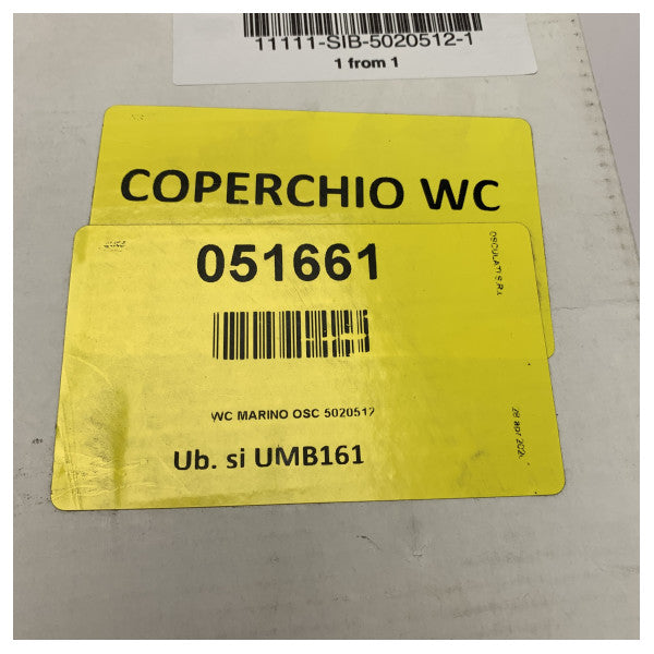 Електрическа тоалетна седалка Osculati 12V (забележете, само седалката) - 5020512