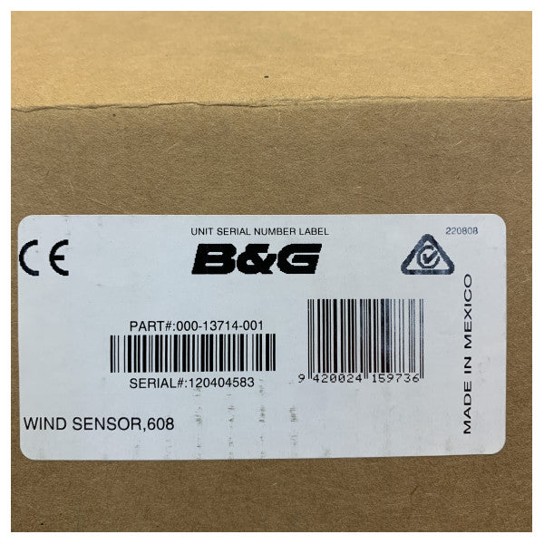 B&G 000-13714-001 608 Masthead Windtransducer NMEA 