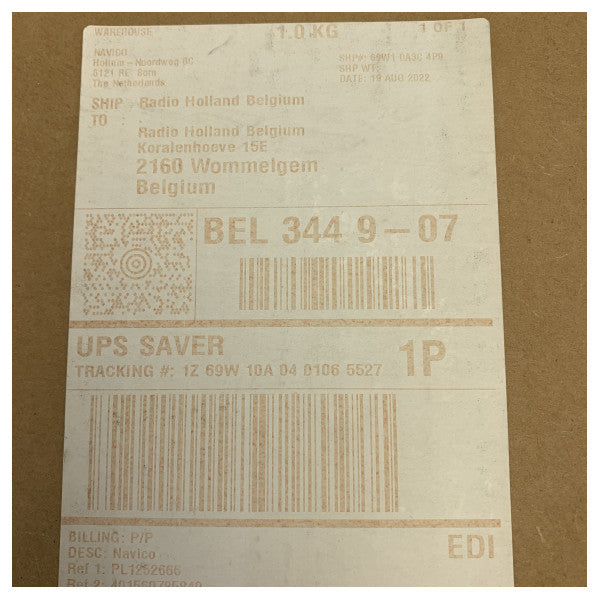 B&G 000-13714-001 608 Masthead Windtransducer NMEA 