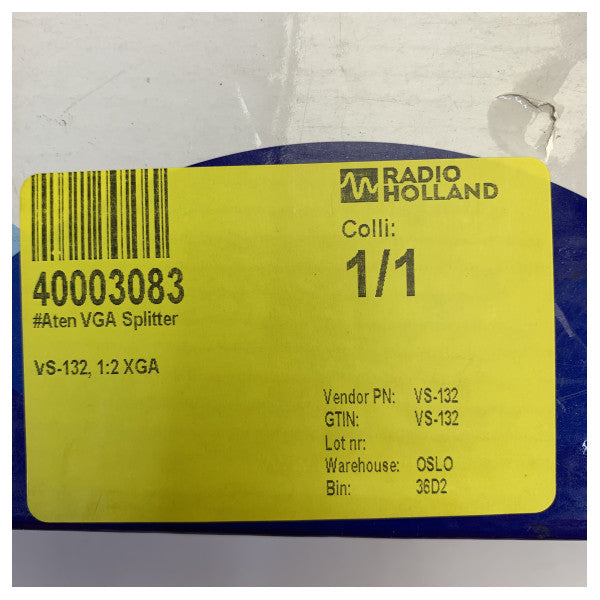 Aten VS-132 Video Splitter - 2-Poorts VGA Splitter with Power Supply