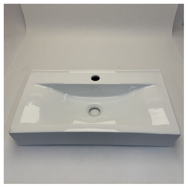 Steeler Yachts 7061-60 Lavabo Moderno para Iate - Lavatório Marinho Branco 