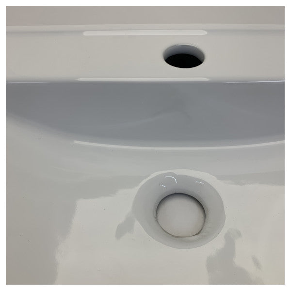 Steeler Yachts 7061-60 Lavabo Moderno para Iate - Lavatório Marinho Branco 