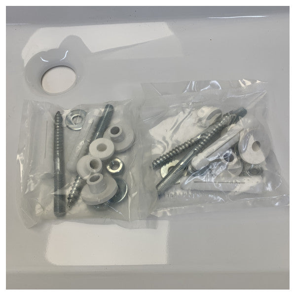 Azzure HOL80MB1-T Elegance firkantet vask 80 x 46 med overløp 