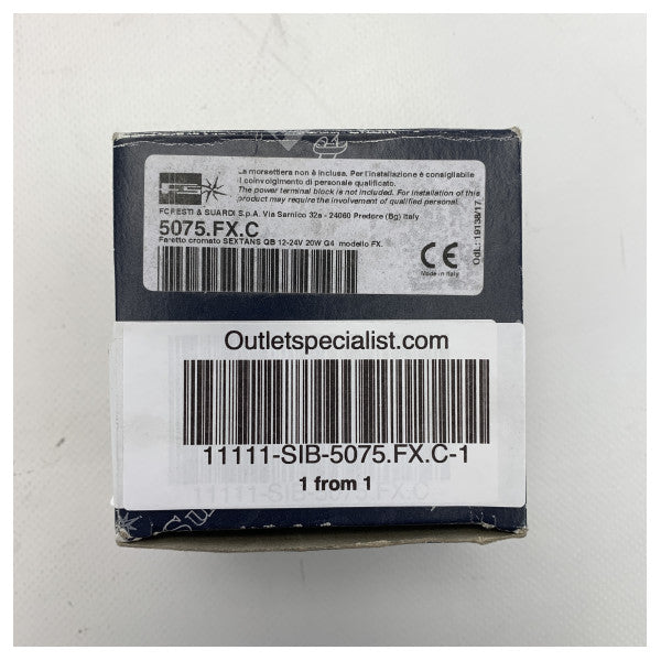 Foresti Suardi Sextans Stainless Steel Downlight Spot - 5075.FX.C -1