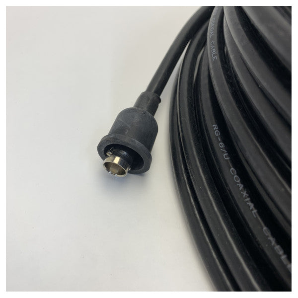 Naval 202002 RG6 Coax Cable bil-Kit F-Connector 50M 