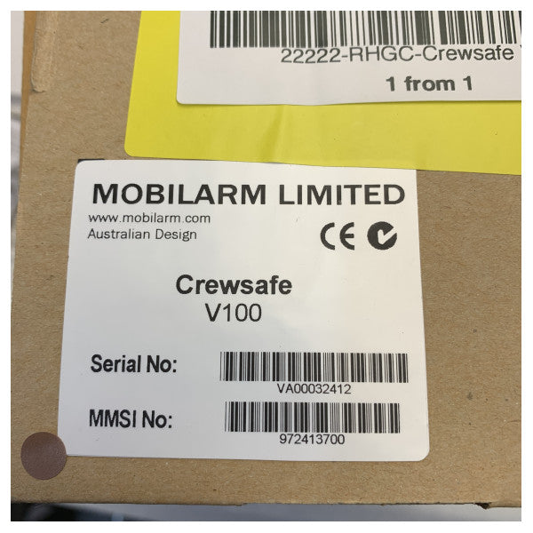 Mobilarm Crewsafe V100 VHF DSC MOB Locator Beacon 