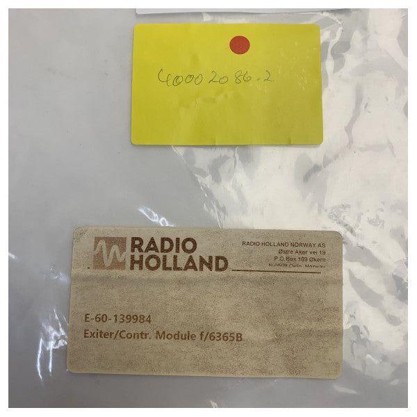 Módulo de control Exciter Sailor Cobham E-60-139984 para 6000B MF/HF 