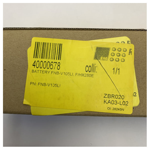 Bateria de Lítio Standard Horizon FNB-V105LI para Portofoon | VHF | UHF 