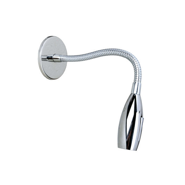 Quick Maya 1P Reading Light LED Chrome Adjustable 12/24V 