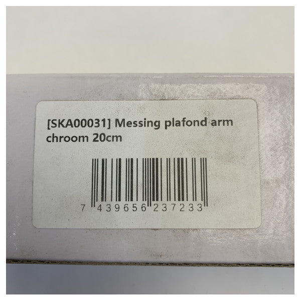 Saniclear Dusj Hør Arm Messing Krom L20 cm - SKA00031 