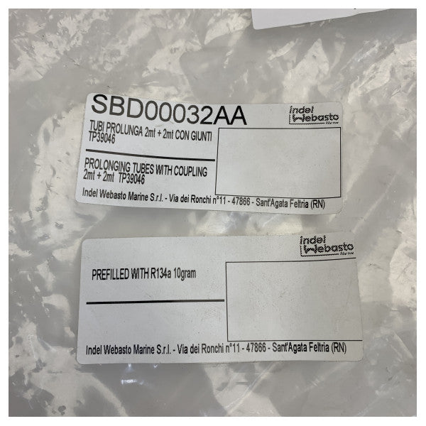 Isotherm SBD00032AA Kompressor til Køleskabsforbindelsesslange Kit 2M 