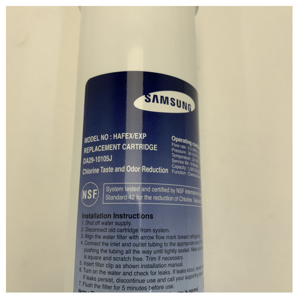 Samsung DA29-10105J Ekstern vandfilter til køleskab - HAFEX/EXP In-Line 
