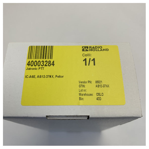 Interrupteur/Adaptateur Jatronic AB12-37NX PTT pour Radio Airband ICOM IC A6 