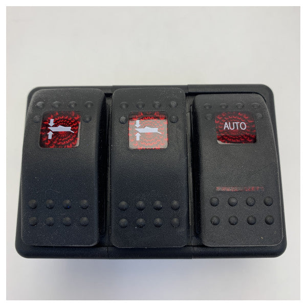 Quicksilver 77-8M0068878 Trim Tab Controller Panel with Switches 