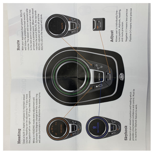 Mercury Marine Pilot Steering - Docking-System-Controller Joystick - 8M0108314 