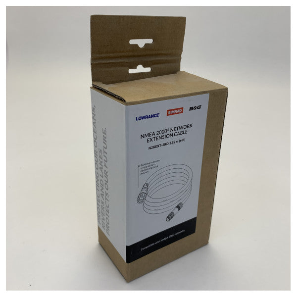 Simrad N2KEXT-6RD-6FT NMEA 2000 Micro Extension Cable 1.8M 