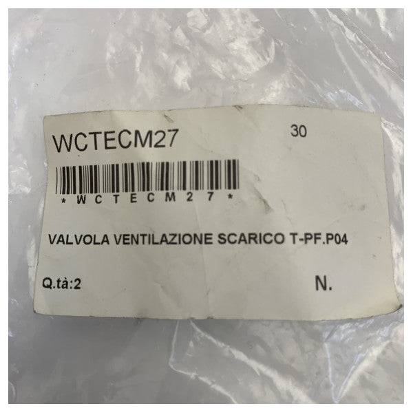 Туалетний аератор Tecma T-PF.P04 38 мм чорний 