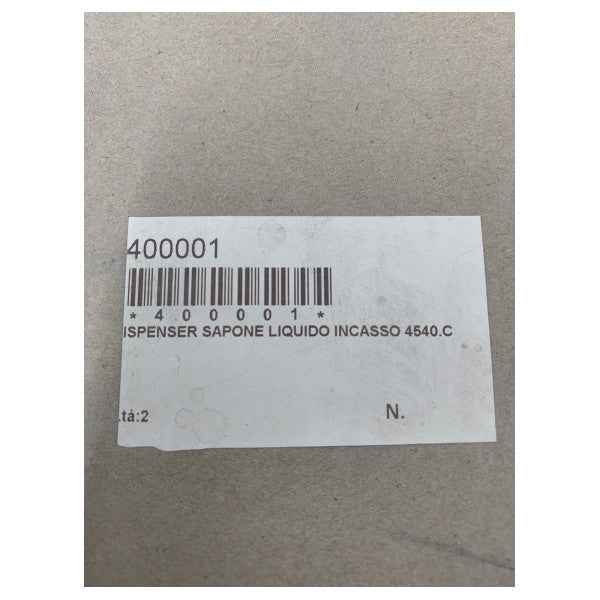 Paini 53CRDISPABS Хромований диспенсер для мила вбудований 