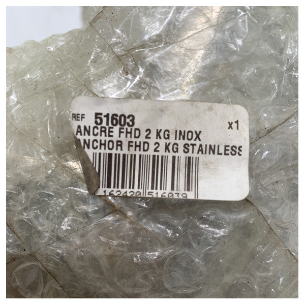 Plastimo 2 KG котва от неръждаема стомана FHD - 51603