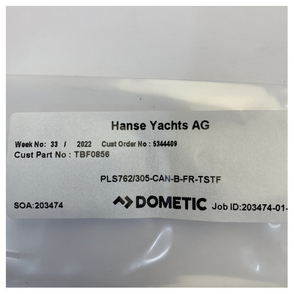 Dometic プリーツシェード PLS762/305-CAN-B-FR-TSTF プリーツカーテン 762 x 305 mm 