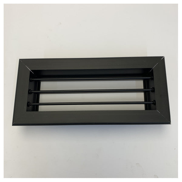 Veco Climma MGNS207 Ilmastointiritilä 202 x 75 mm Musta 