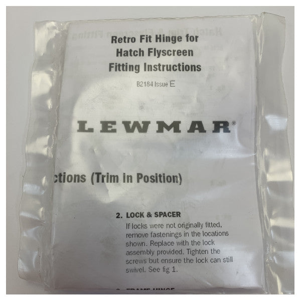 Lewmar Pothole Inderamme Hvid til Størrelse 41 - 368541252 