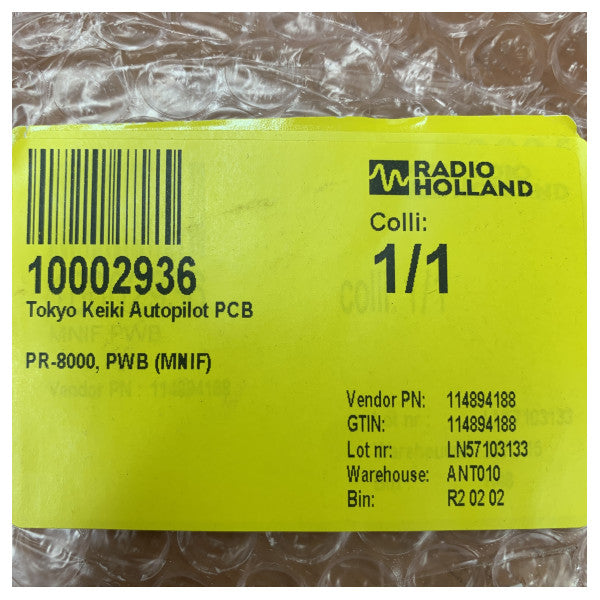 Tokyo Keiki PR-8000 Autopilot PCB PWB (MNIF) Elettronika Marittima 