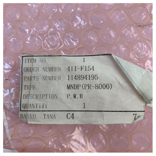 Tokyo Keiki MNDP-PR-8000 PSSC PCB-printkort til maritim navigation - ny 
