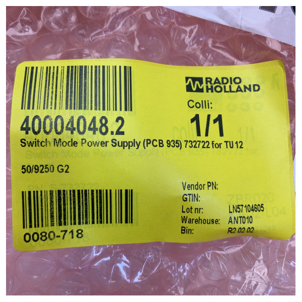 Σαλαχάς S-732722 Τροφοδοτικό Εναλλασσόμενου Ρεύματος για 4520 VHF - TU12 50/9250 G2 