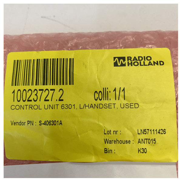 USED セーラー 6301 MF/HF コントロールユニット L/ハンドセット - S-406301A 